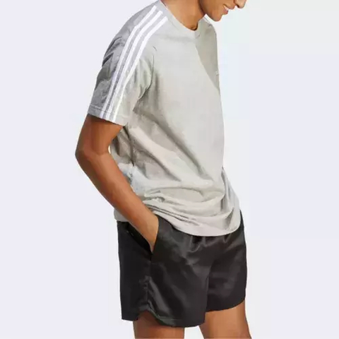 Camiseta adidas Masculina 3 Stripes Cinza - IC9337 na internet