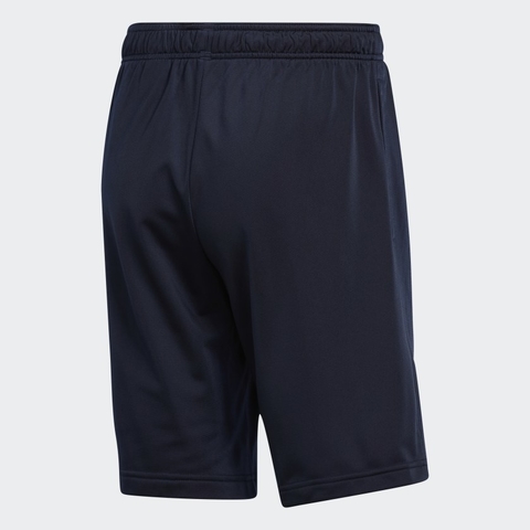 Shorts Adidas Knit Logo Azul-Escuro EY0322 - loja online