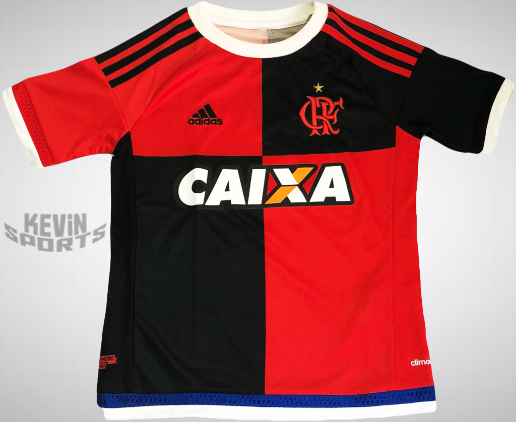 Camisa Papagaio VIntém Infantil Flamengo 2015 III Uniforme M35006