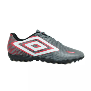 Chuteira Umbro Society Frame Grafite / Branco / Vermelho - U01FB00139-824