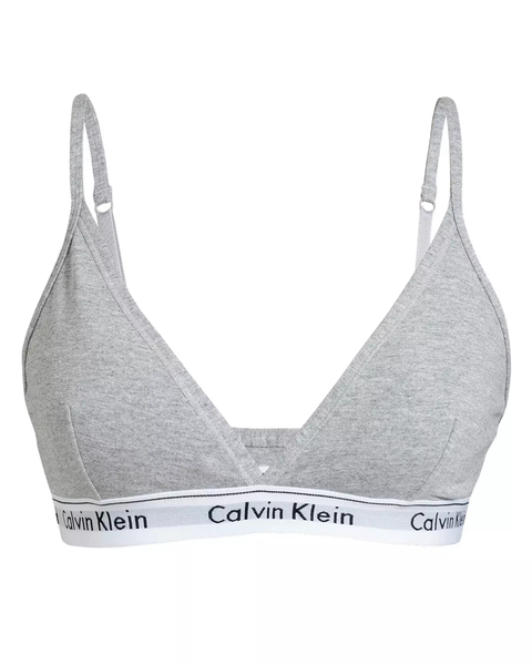 Top Triângulo Calvin Klein Moderno Cotton Mescla - MAR4005-0966
