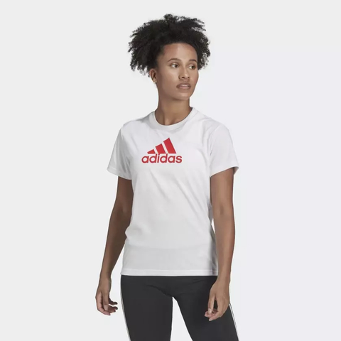 Camiseta Adidas Esportiva Primeblue Designed 2 Move Logo Feminina - HE6725