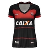 Camisa Feminina Vitória I 2018 S/Nº Topper Vermelho e Preto 4201621-172