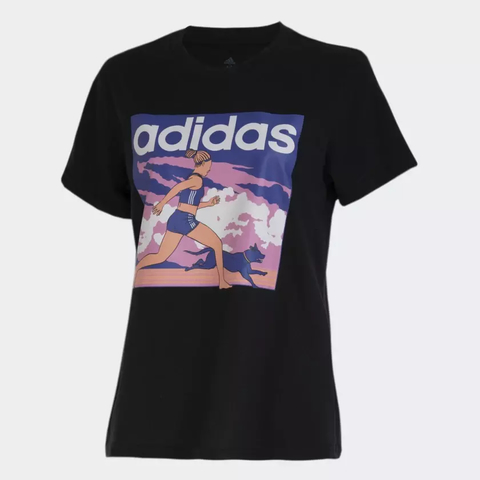 Camiseta Adidas Summer Feminina Preta - GA7678