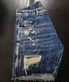 Bermuda Jeans Titular Jeans Linha Ocre Strong Azul Escuro 12439.456 - comprar online