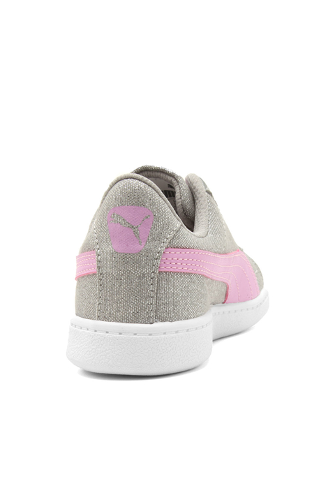 Tênis Infantil Puma Vikky Glitz Glam Cinza e Rosa 368009-02 - Kevin Sports