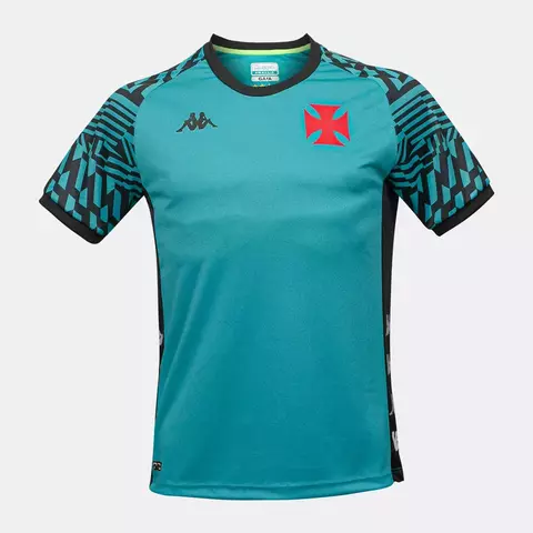 Camisa Vasco Masculina Treino Atleta Tamanho Especial Kappa 2021 EKVA211884 - comprar online