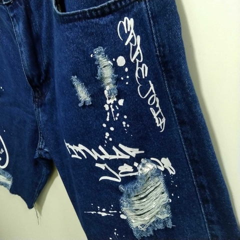 Bermuda titular jeans azul pichada 12645 na internet