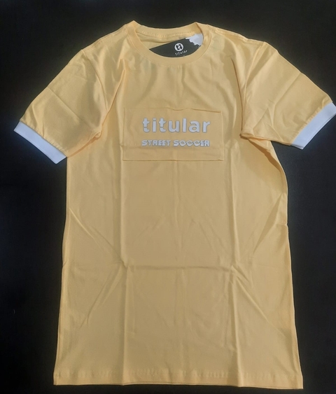 Camisa Titular Jeans Street Soccer Amarela 13255AM