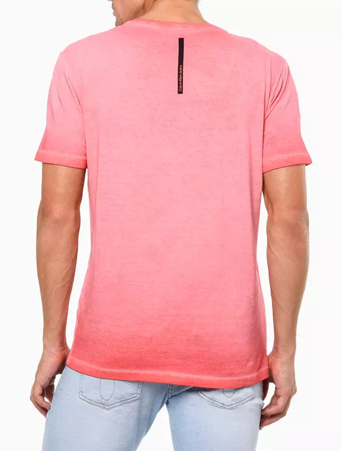 Camiseta Calvin Klein Masculina Reissue Tinto Pêssego - CKJM113E-0220 na internet