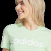 Camiseta Essentials Slim Logo - Verde adidas - IS2096 - loja online