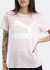 Camiseta puma classic logo Feminina Rosa - 530077-96