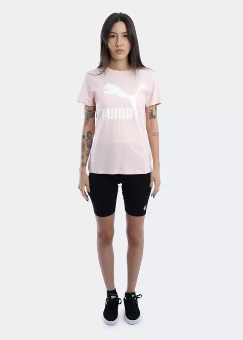 Camiseta puma classic logo Feminina Rosa - 530077-96 na internet
