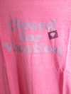 Camiseta Estampada Reserva Closed For Vacation Rosa 0062281-070 - comprar online