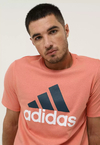 Camiseta Adidas Sportswear Big Logo Coral - IJ8577 - loja online