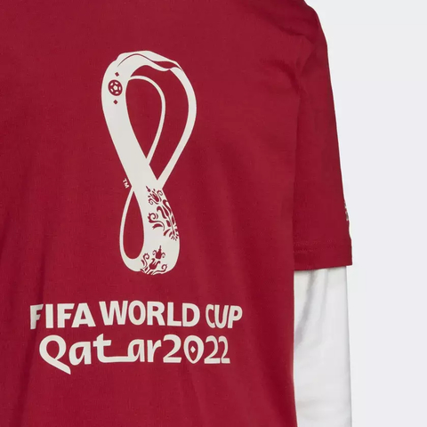 Camiseta Estampada Copa do Mundo Fifa 2022™ Adidas - HD6366 na internet