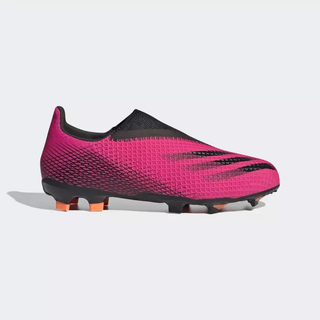 Chuteira Infantil Sem Cadarços X Ghosted.3 Campo - Rosa adidas FY7281