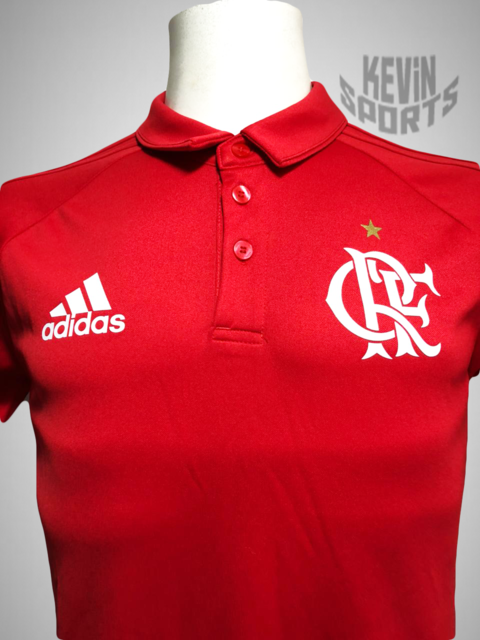 Polo Adidas Flamengo Viagem 2017 Vermelha AZ9832 na internet