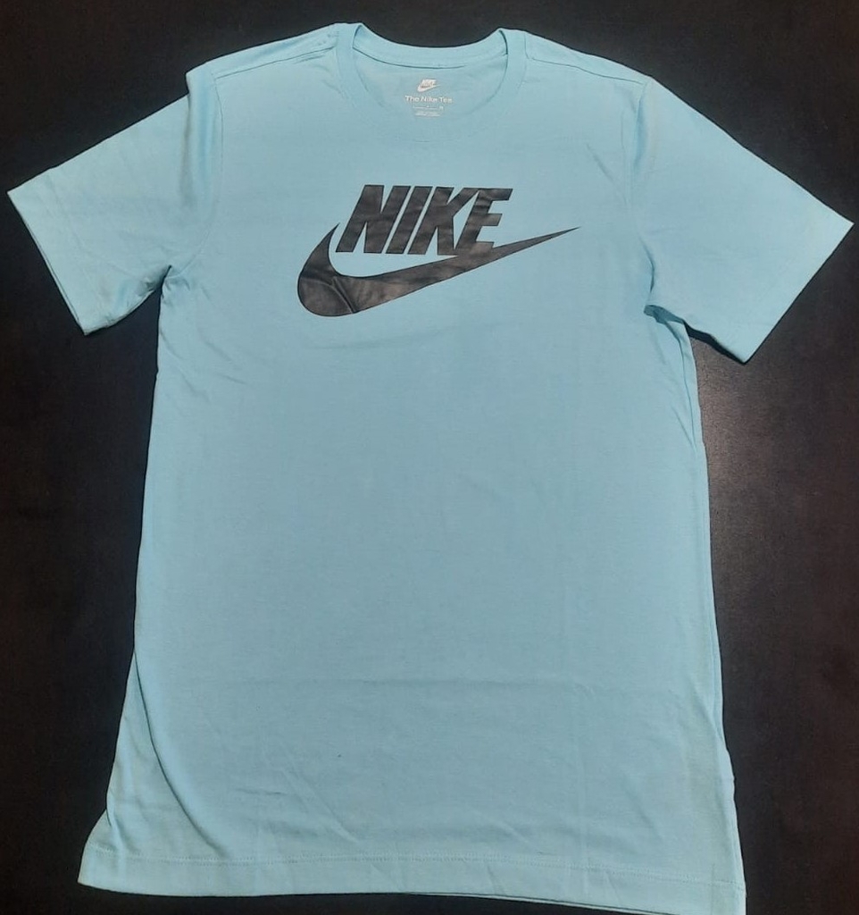 Camiseta Nike Sportswear Azul-Claro + Preto BV0622-497