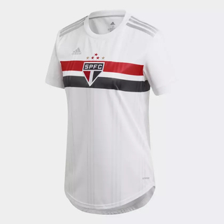 Camisa São Paulo FC 1 Feminino - Branco Adidas FH7283