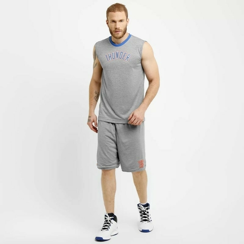 Camiseta Regata Adidas NBA Oklahoma City Reversivel - Azul AA7952 na internet