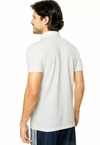 Camisa Polo adidas Piquet Branca AB2485 na internet