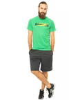 Camiseta adidas Base Logo Verde AB7074 na internet