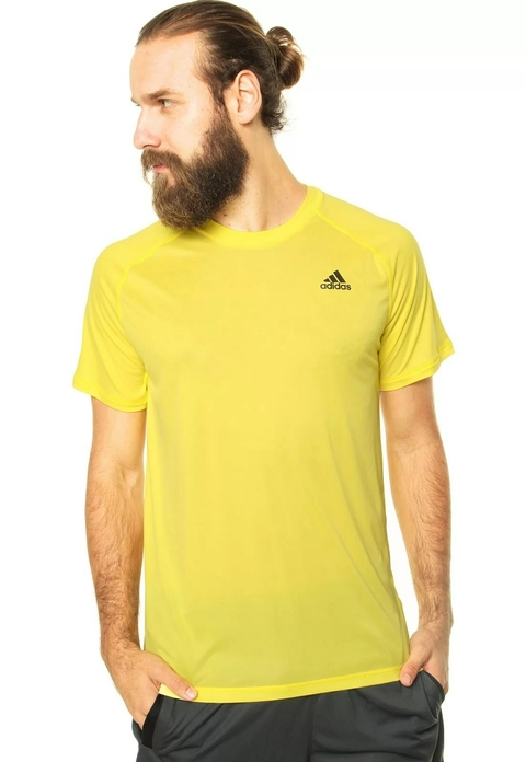 Camiseta adidas Ess Amarela AB8151