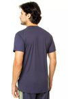Camiseta adidas Ess Aop Azul AB8152 - comprar online