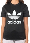 Camiseta adidas Originals Trefoil Preta DV0116 na internet
