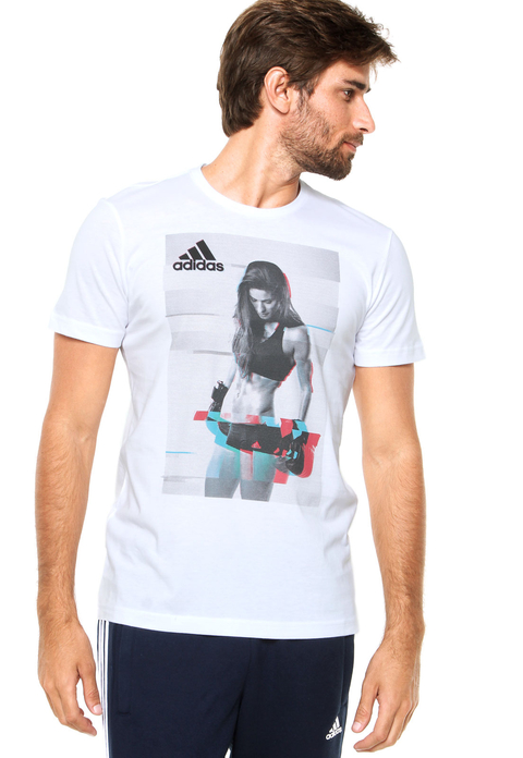 Camiseta Adidas Performance Mc Female Athlete Branca AY7201 - comprar online