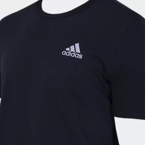 Camiseta Malha Sport Logo - Azul adidas GA4469 na internet