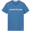 Camiseta Calvin Klein Logo Básica Azul J30J307856-0585
