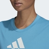 Azul Camiseta Esportiva Primeblue Designed 2 Move Logo HE6727 - loja online