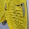 Bermuda Titular Jeans Amarela c/ Splash Prata 13369 - loja online