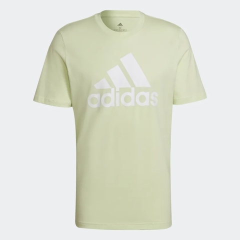 Camiseta Adidas Essentials Big Logo Verde-Claro HE1850