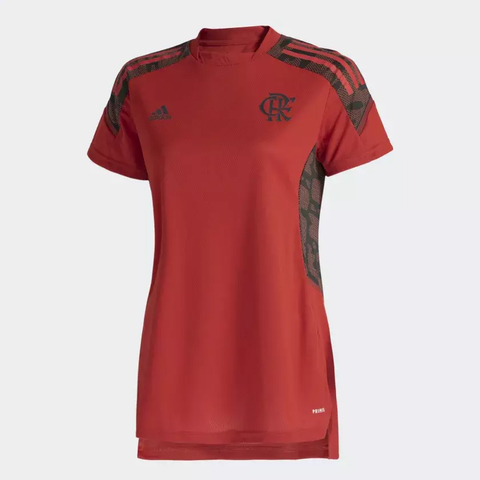 Camisa Treino Flamengo Feminina - Vermelho adidas GV2934