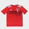Camisa São Paulo Infantil Treino 70 Anos Adidas - Vermelho EV6202