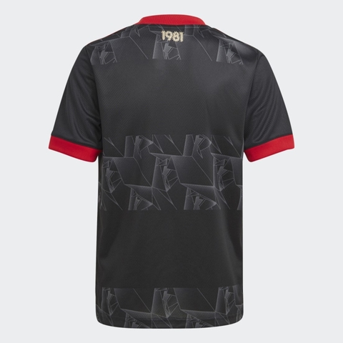 Camisa Infantil Adidas Flamengo 3 2021 Preta GR4286 - comprar online