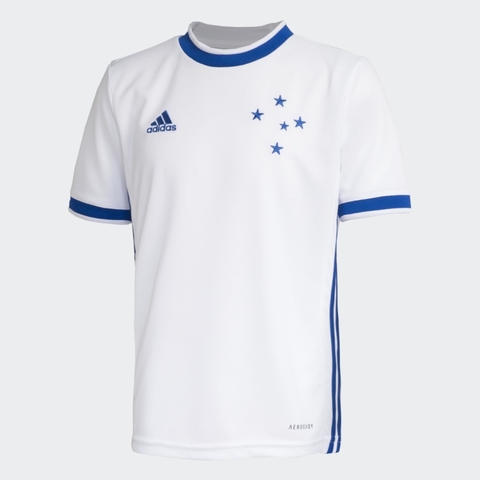 Camisa Infantil Cruzeiro Adidas Branca Jogo 2 2020 FU1100