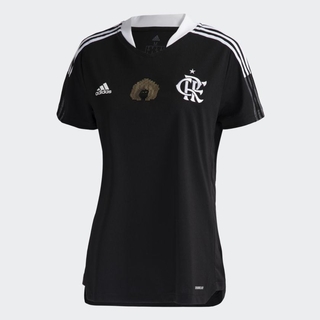 Camisa Feminina Adidas Flamengo Excelência Negra GA0761