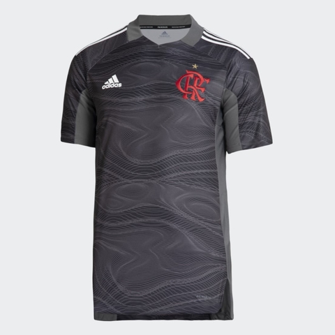 Camisa Goleiro Adidas Flamengo 2 Preta 2021 EX7846