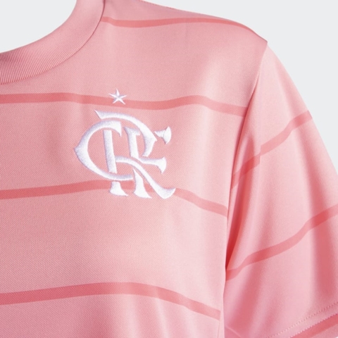 Camisa Feminina Adidas Flamengo Outubro Rosa 2021 GA0753 - Kevin Sports