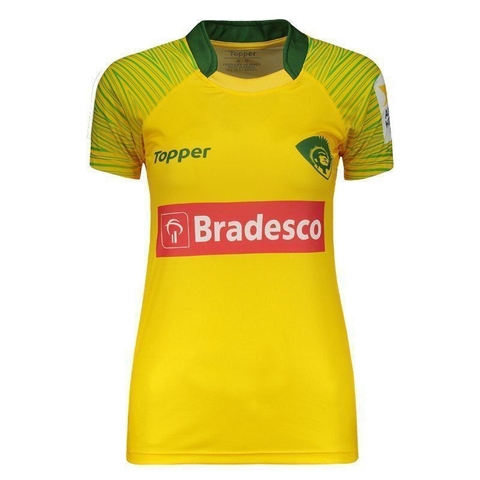 Camisa Topper Rugby Brasil Home 2017 Feminina 4200382-1021