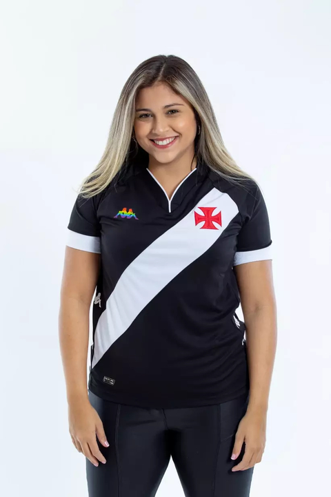Camisa Kappa Vasco Feminina Kombat LGBT- 2022 EKVA211938 na internet