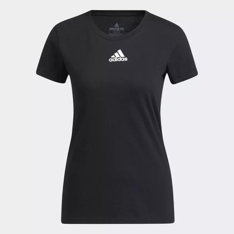 Camiseta Amplifier Feminina- Preto adidas EK0315