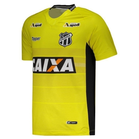 Camisa Topper Ceará Goleiro I 2018 - Amarelo Juvenil 14-Anos 4202120-23 - comprar online