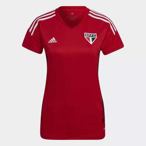 Camisa Treino São Paulo FC Condivo 22 - Vermelho adidas HA8445 na internet