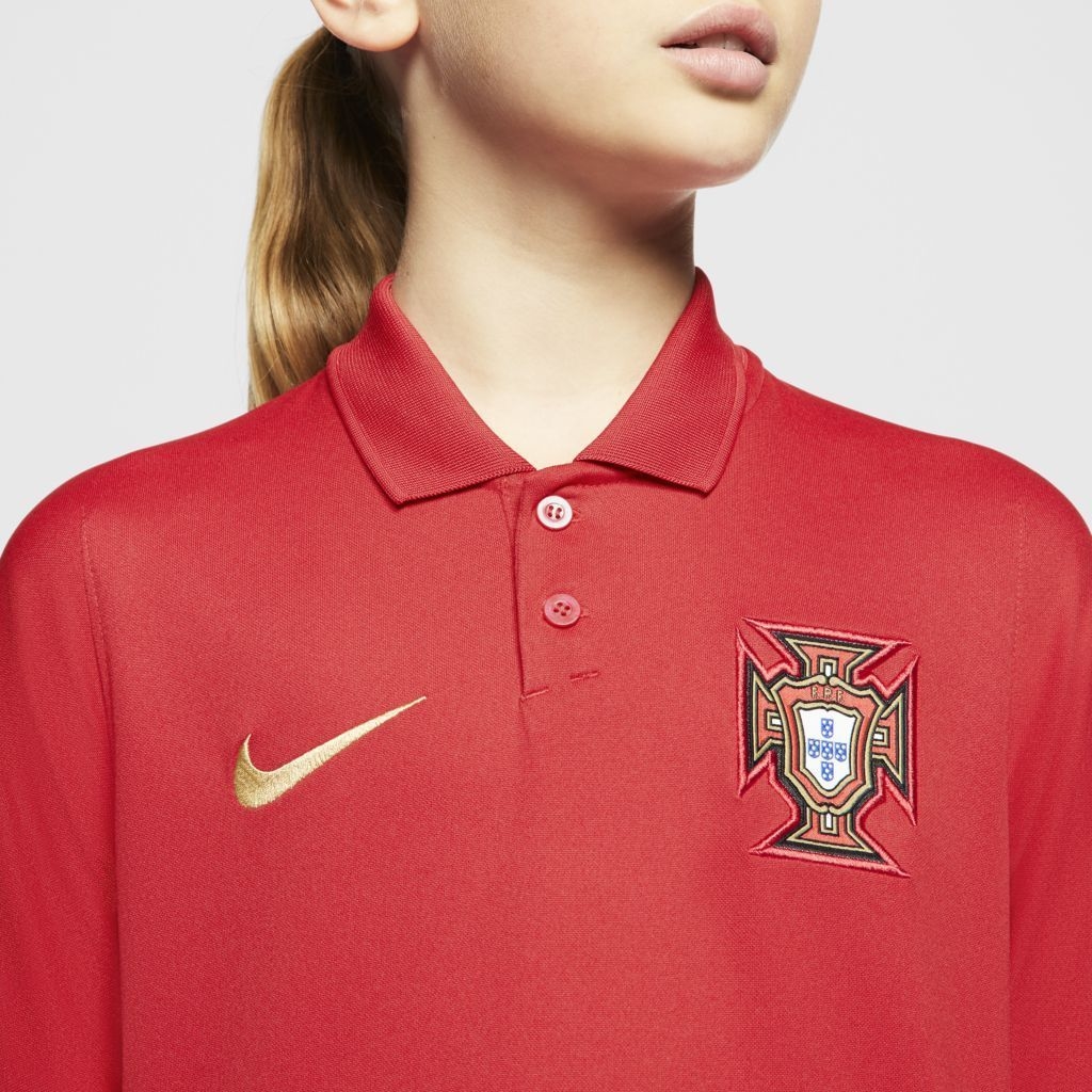 Camisa Nike Portugal I 2020/21 Torcedor Infantil CD1040-687