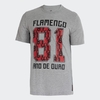 Camiseta Estampada CR Flamengo Adidas Cinza GK7889